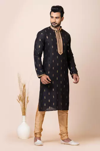 Roykals-Premium Designer Festive Wear Special Readymade Men's Kurta Pyjama