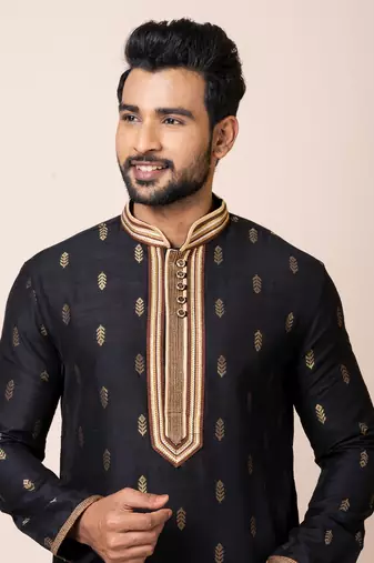 Roykals-Premium Designer Festive Wear Special Readymade Men's Kurta Pyjama