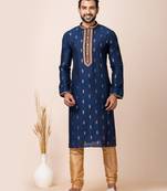 Roykals-Premium Designer Festive Wear Special Readymade Men's Kurta Pyjama