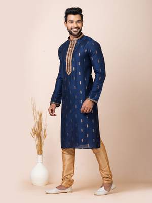 Roykals-Premium Designer Festive Wear Special Readymade Men's Kurta Pyjama 2
