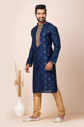 Roykals-Premium Designer Festive Wear Special Readymade Men's Kurta Pyjama