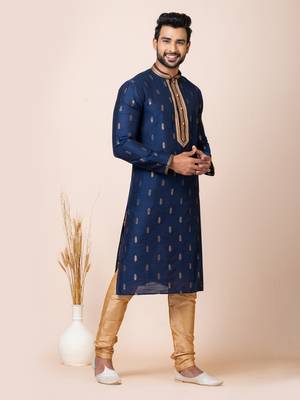 Roykals-Premium Designer Festive Wear Special Readymade Men's Kurta Pyjama 3