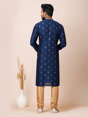 Roykals-Premium Designer Festive Wear Special Readymade Men's Kurta Pyjama 4