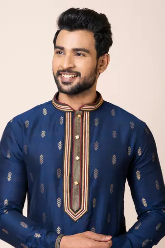 Roykals-Premium Designer Festive Wear Special Readymade Men's Kurta Pyjama