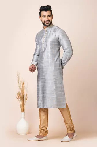 Roykals-Premium Designer Festive Wear Special Readymade Men's Kurta Pyjama