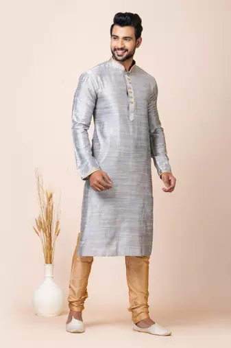 Roykals-Premium Designer Festive Wear Special Readymade Men's Kurta Pyjama