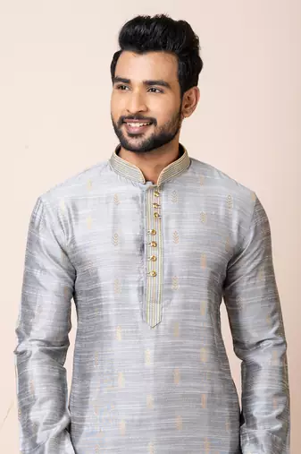 Roykals-Premium Designer Festive Wear Special Readymade Men's Kurta Pyjama
