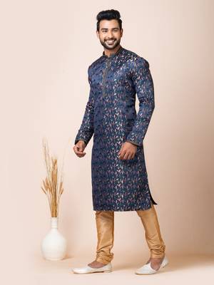 Roykals-Premium Designer Festive Wear Special Readymade Men's Kurta Pyjama 2