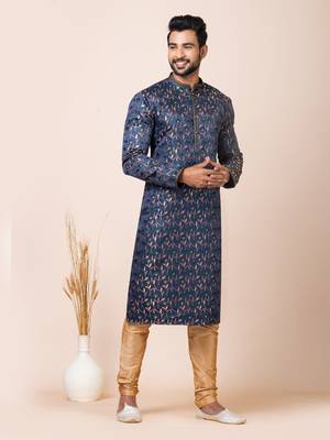 Roykals-Premium Designer Festive Wear Special Readymade Men's Kurta Pyjama 3