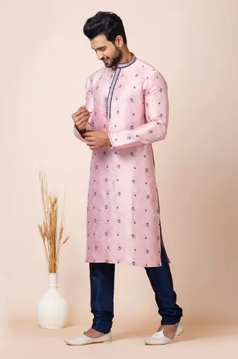 Roykals-Premium Designer Festive Wear Special Readymade Men's Kurta Pyjama