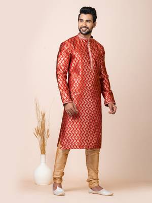 Roykals-Premium Designer Festive Wear Special Readymade Men's Kurta Pyjama 2