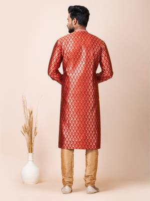 Roykals-Premium Designer Festive Wear Special Readymade Men's Kurta Pyjama 3