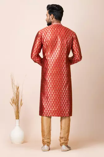 Roykals-Premium Designer Festive Wear Special Readymade Men's Kurta Pyjama