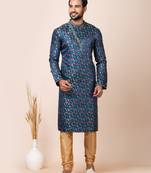 Roykals-Premium Designer Festive Wear Special Readymade Men's Kurta Pyjama