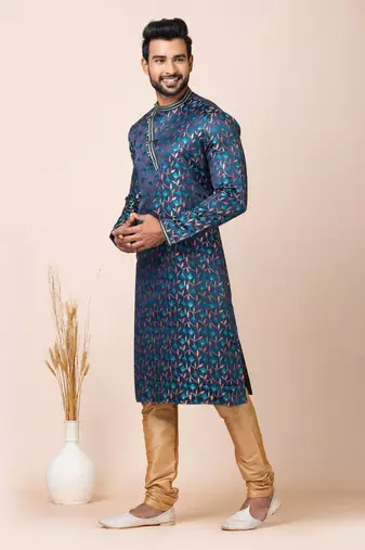 Roykals-Premium Designer Festive Wear Special Readymade Men's Kurta Pyjama