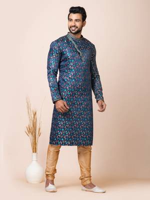 Roykals-Premium Designer Festive Wear Special Readymade Men's Kurta Pyjama 3