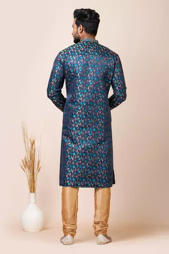 Roykals-Premium Designer Festive Wear Special Readymade Men's Kurta Pyjama