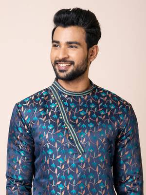 Roykals-Premium Designer Festive Wear Special Readymade Men's Kurta Pyjama 5
