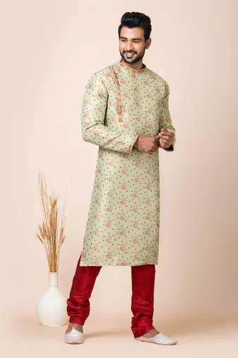 Roykals-Premium Designer Festive Wear Special Readymade Men's Kurta Pyjama