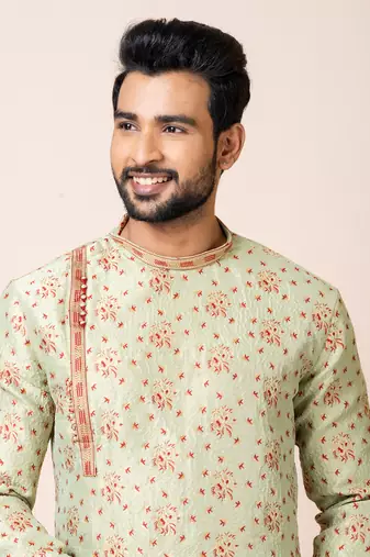 Roykals-Premium Designer Festive Wear Special Readymade Men's Kurta Pyjama