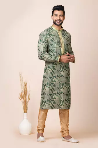 Roykals-Premium Designer Festive Wear Special Readymade Men's Kurta Pyjama