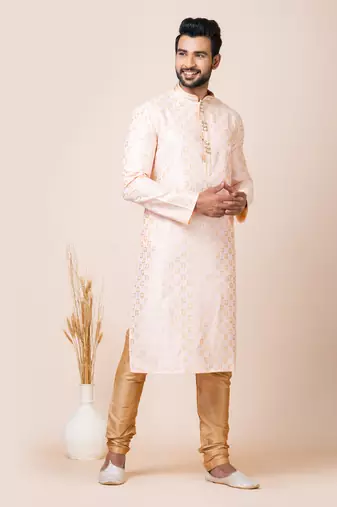 Roykals-Premium Designer Festive Wear Special Readymade Men's Kurta Pyjama