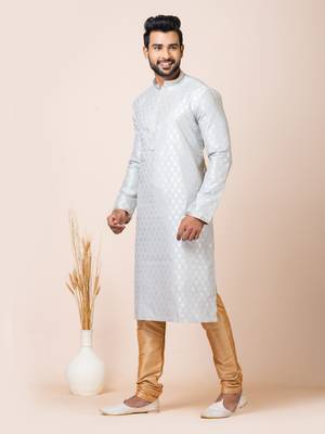 Roykals-Premium Designer Festive Wear Special Readymade Men's Kurta Pyjama 2