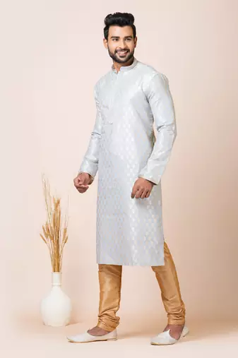 Roykals-Premium Designer Festive Wear Special Readymade Men's Kurta Pyjama