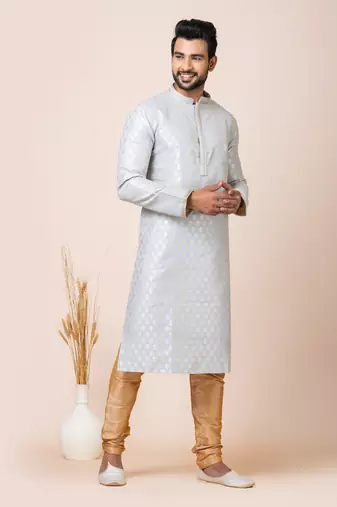 Roykals-Premium Designer Festive Wear Special Readymade Men's Kurta Pyjama
