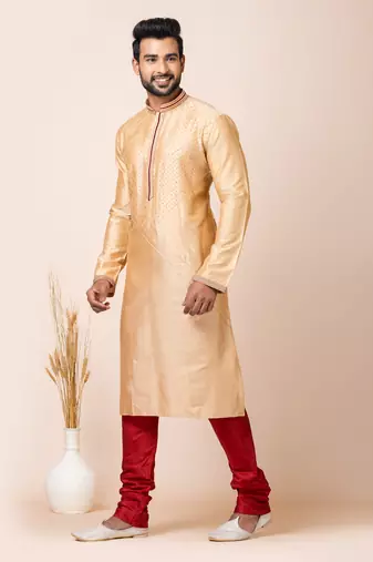 Roykals-Premium Designer Festive Wear Special Readymade Men's Kurta Pyjama