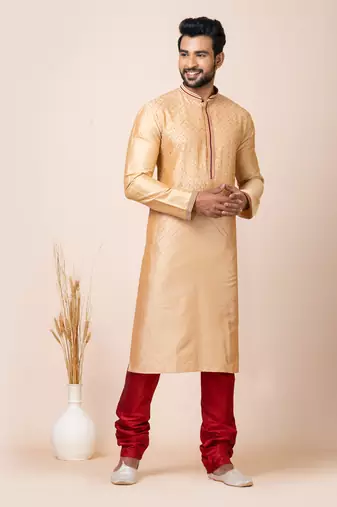 Roykals-Premium Designer Festive Wear Special Readymade Men's Kurta Pyjama