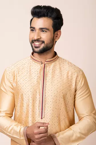 Roykals-Premium Designer Festive Wear Special Readymade Men's Kurta Pyjama
