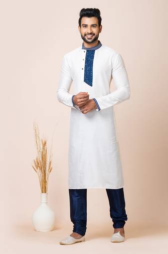 Roykals-Premium Designer Festive Wear Special Readymade Men's Kurta Pyjama