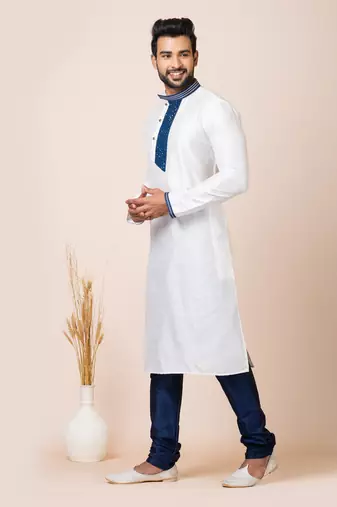Roykals-Premium Designer Festive Wear Special Readymade Men's Kurta Pyjama