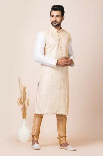 Roykals-Premium Designer Festive Wear Special Readymade Men's Kurta Pyjama