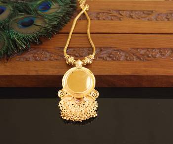 Kerala style gold plated kathakali palakka necklace 5