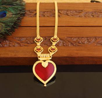 Kerala style gold plated palakka neckace 2