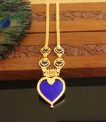 Kerala style gold plated palakka neckace