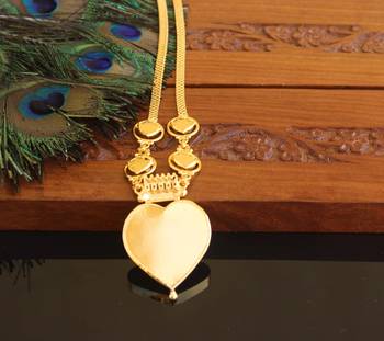 Kerala style gold plated palakka neckace 3