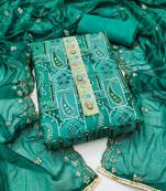 Rama Organza Unstitched Dress Material