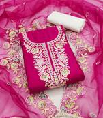 Rani Cotton Embroidered Unstitched Dress Material