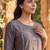 grey color embroidered poly silk styles kurta trouser with dupatta