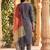grey color embroidered poly silk styles kurta trouser with dupatta