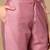 pink color embroidered poly silk styles kurta trouser with dupatta