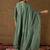teal color solid poly silk styles kurta trouser with dupatta