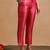 pink color embroidered poly silk styles kurta trouser with dupatta