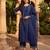 Navy Blue Daily Wear Salwar Suit for Women