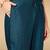 teal color woven design silk blend styles kurta trouser with dupatta