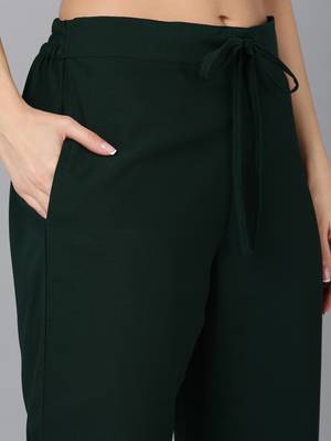 green color embroidered georgette styles kurta trouser with dupatta 5
