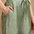 green color embroidered silk blend styles kurta trouser with dupatta